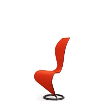Cappellini - S-Chair tessuto rosso