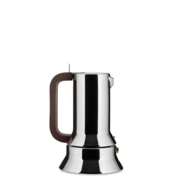Alessi - Caffettiera 9090 manico marrone 3 tazze