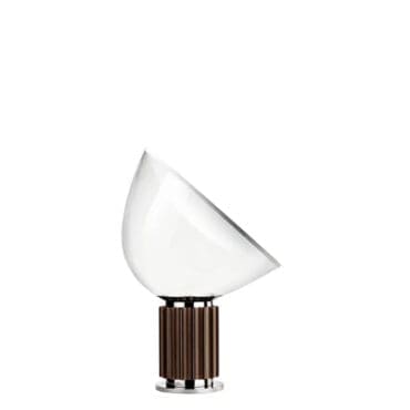 Flos - Lampada da tavolo Taccia bronzo diffusore in vetro
