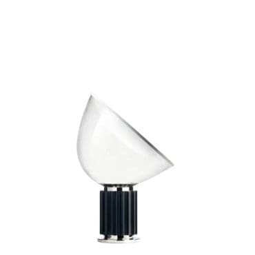 Flos -  Lampada da tavolo Taccia nera diffusore in PMMA