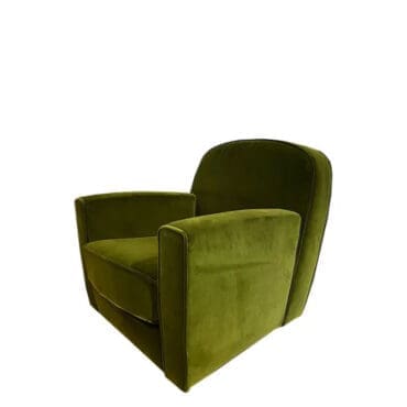 Driade - Poltrona Vigilius velluto verde scuro