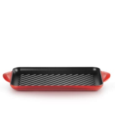 Le Creuset - Grill rettangolare Tradition 32x22 Ciliegia