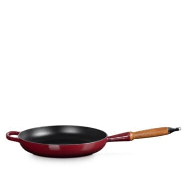 Le Creuset - Padella con manico legno Evolution 28 Garnet