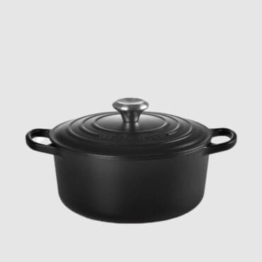 Le Creuset - Casseruola Cocotte Rotonda Evolution d24 Nero Matt