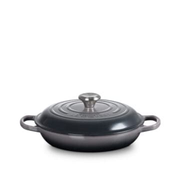 Le Creuset - Casseruola Tegame Basso Rotondo Evolution d26 Flint