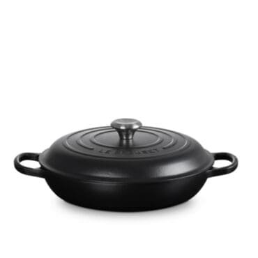 Le Creuset - Casseruola Tegame Basso Rotondo Evolution d30 Nero Matt