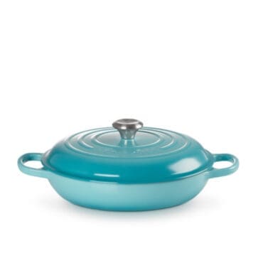 Le Creuset - Casseruola Tegame Basso Rotondo Evolution d30 Blu Caribe