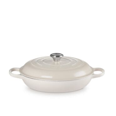 Le Creuset - Casseruola Tegame Basso Rotondo Evolution d30 Meringue