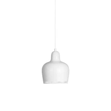 Artek Lampada a sospensione A330S Golden Bell acciaio laccato bianco longho design palermo
