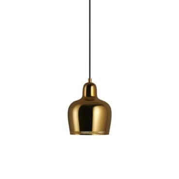 Artek Lampada a sospensione A330S Golden Bell ottone lucido longho design palermo