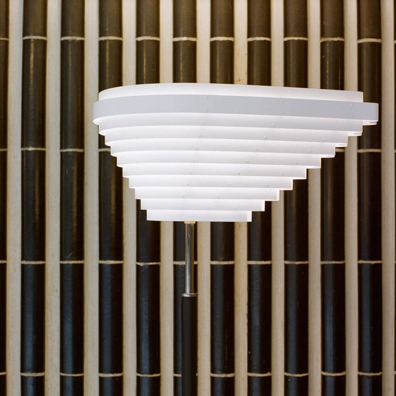 Artek Lampada da terra A805 Angel Wing nickel 2 longho design palermo