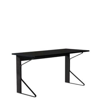 Artek Scrittoio Kaari gambe rovere laccato nero top HPL nero longho design palermo