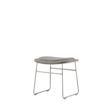 Cappellini Sgabello Hi Pad base acciaio tessuto cat. A h45 grigio Longho Design Palermo