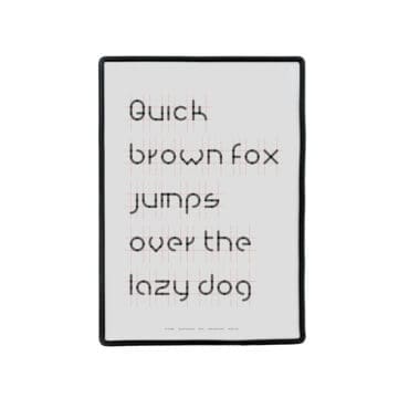 Danese Milano Stampa serigrafica The Alphabet longho design palermo