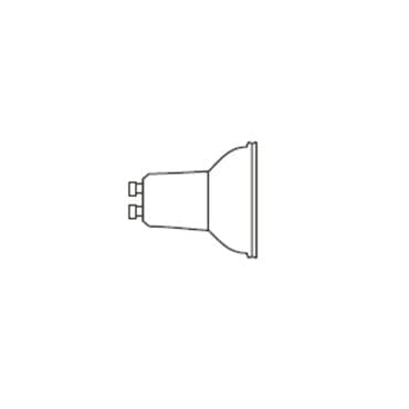 Davide Groppi Lampadina GU10 per lampada a sospensione Moon 60 DE Longho Design Palermo