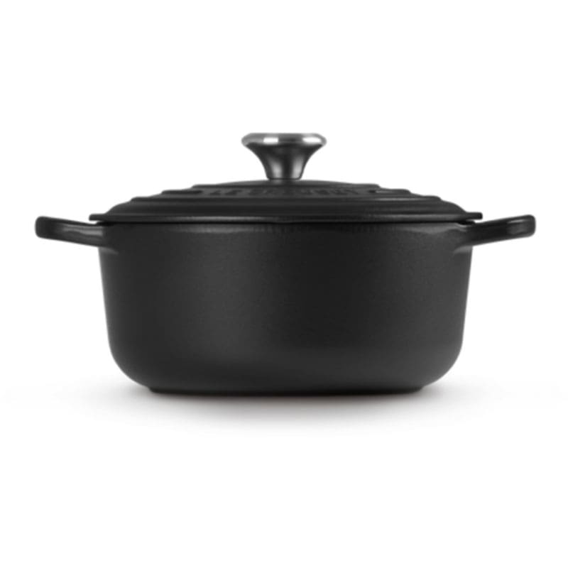 Le Creuset Casseruola Cocotte Rotonda Evolution Nero Matt 1 Longho Design Palermo