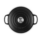 Le Creuset Casseruola Cocotte Rotonda Evolution Nero Matt 2 Longho Design Palermo