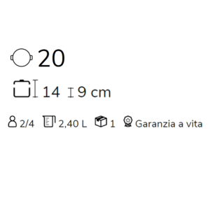 Le Creuset Casseruola Cocotte Rotonda Evolution d20 Longho Design Palermo