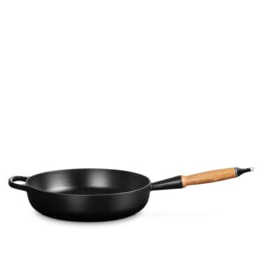 Le Creuset - Padella alta Evolution con manico in legno 28 Nero Matt