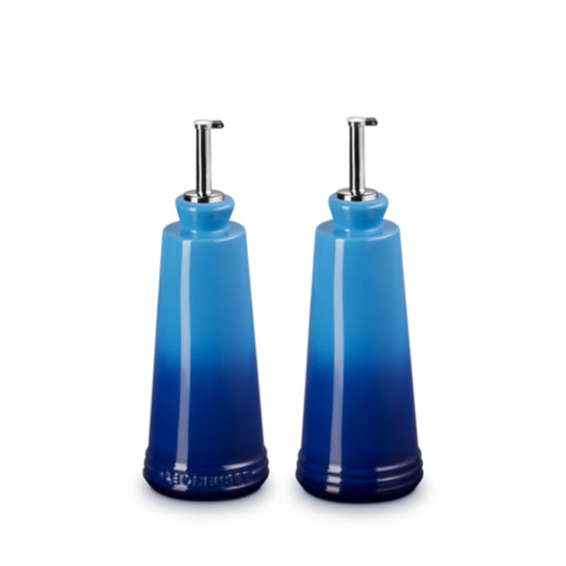Le Creuset aceto olio Longho design palermo azure blu