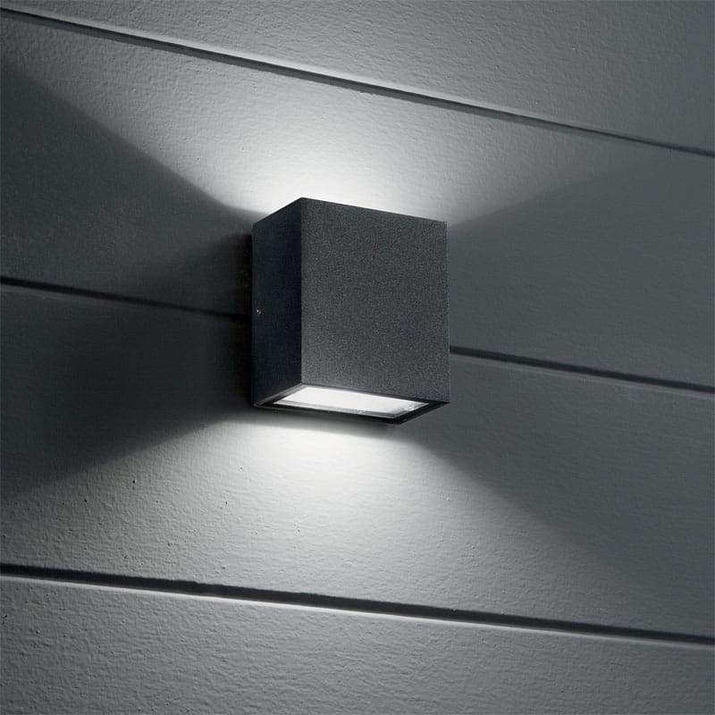 Ideal-lux Lampada da parete Argo AP2 antracite Longho Design Palermo