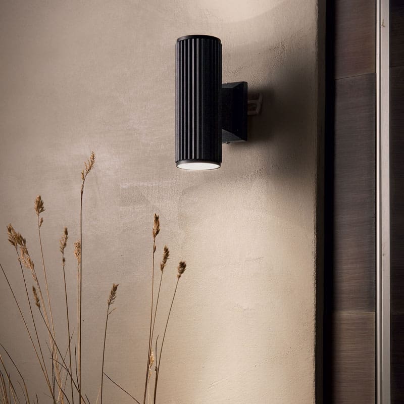 Ideal-lux Lampada da parete Base AP2 nero 1 Longho Design Palermo
