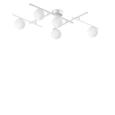 Ideal-lux Lampada da soffitto Atlas PL5 bianco Longho Design Palermo