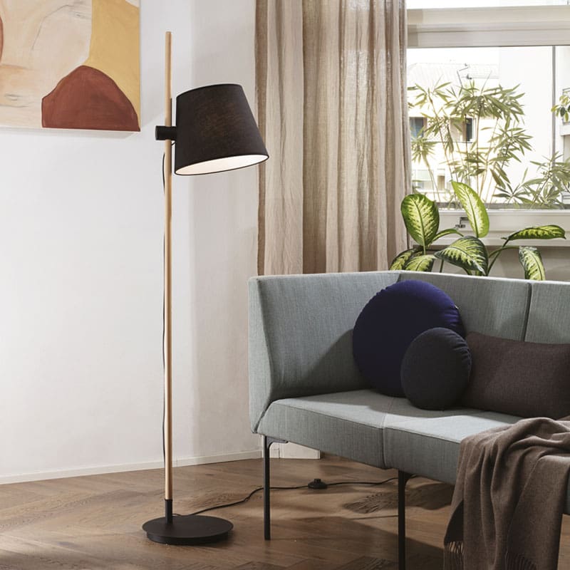 Ideal-lux Lampada da terra Axel PT1 nero 1 Longho Design Palermo