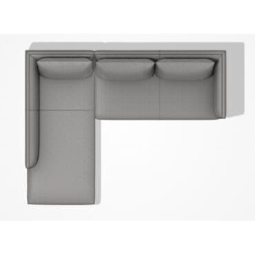 Molteni - Divano Paul 288x222 Rivestimento Witch W3690