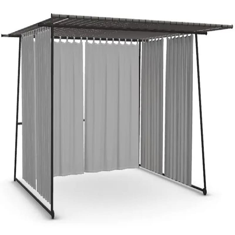 Roda – Gazebo Ombrina 001 con tende Longho Design Palermo 1
