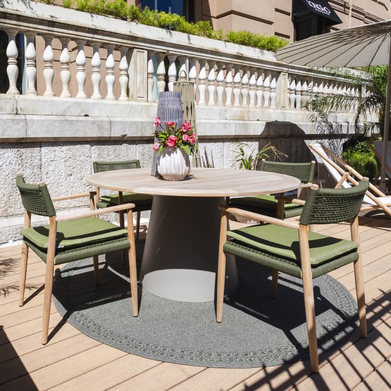 Talenti Poltrona pranzo Dolcevita dune green Longho Design Palermo