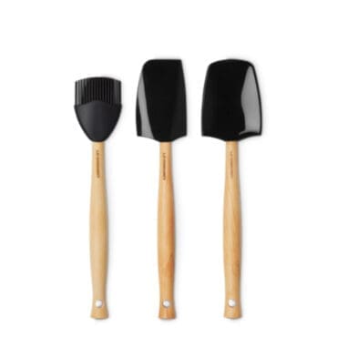 Le Creuset - Set 3 Spatole Craft Nero Lucido