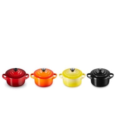 Le Creuset - Set 4 mini cocotte Multicolor caldi