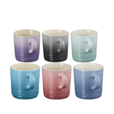Le Creuset - Set 6 tazze Mug 350 ml London Multicolor pastello