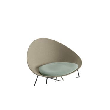 Arper - Cuscino di seduta outdoor per poltroncina Adell