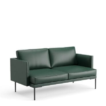 Arper - Divano Steeve Upholstered Frame 2 posti monocolore