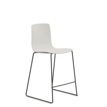 Arper - Sgabello Aava 02 Bar Stool slitta acciaio scocca polipropilene