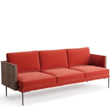 Arper - Divano Steeve Wooden Frame 3 posti