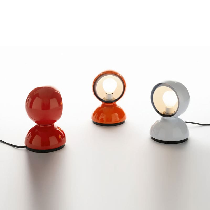 Artemide Lampada da tavolo Eclisse arancione longho design palermo 1