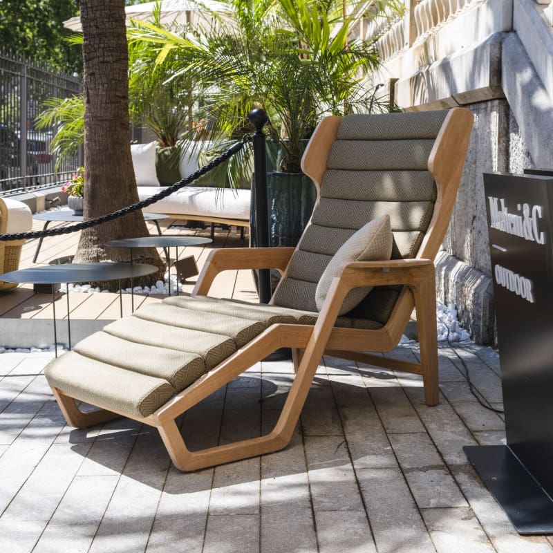 Molteni Poltrona outdoor D.150.5 tessuto Elisir 2 Longho Design Palermo