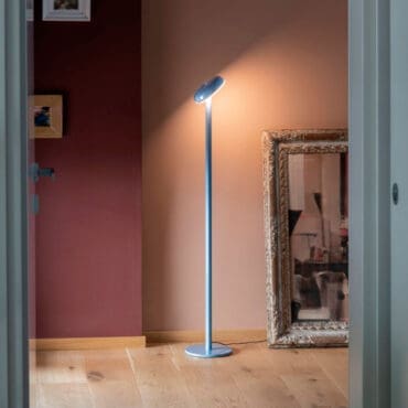Martinelli Luce - Lampada da terra Cabriolette azzurro