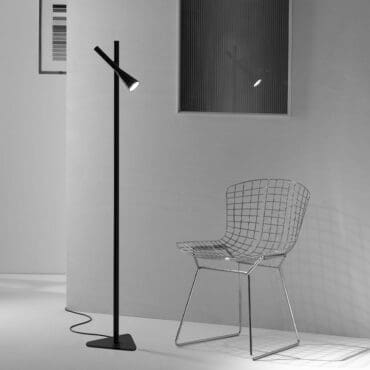 Martinelli Luce - Lampada da terra Colibrì da lettura H140 bianco