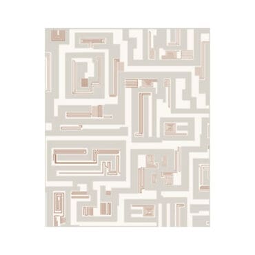 Amini - Tappeto Maze Beige 400x300