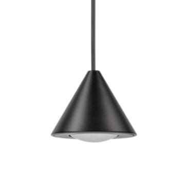 Cini&Nils - Lampada a sospensione Cordina Conico 50 nero 4000K