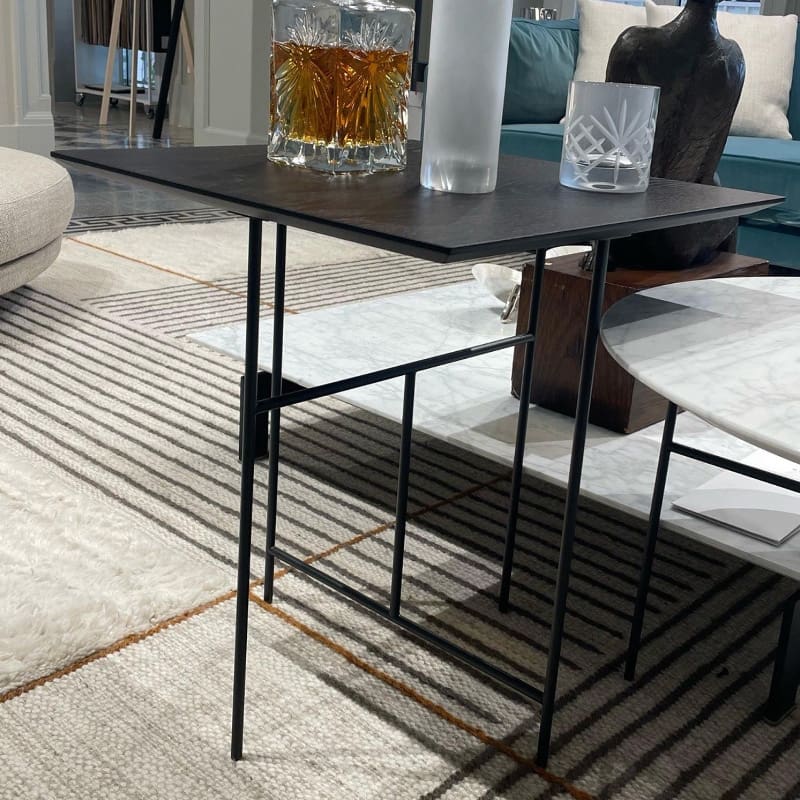 De Padova Tavolino quadrato Sen piano rovere affumicato 47x47 1 Longho Design Palermo