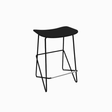 Desalto - Sgabello Endless h.64 laccato nero