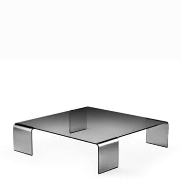 Fiam Tavolino quadrato Neutra fumé 126x126 Longho Design Palermo