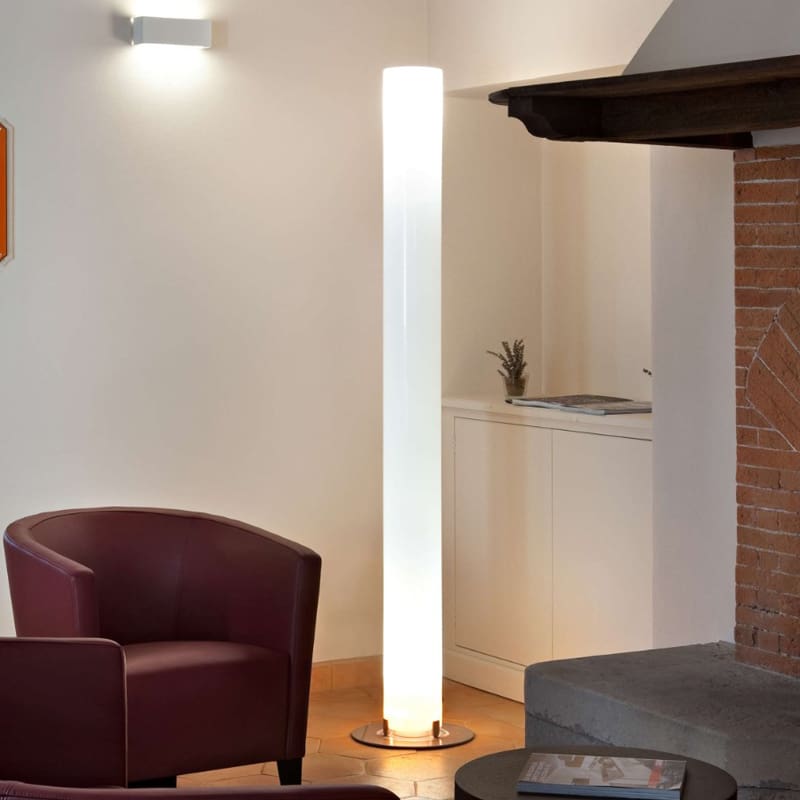 Flos Lampada da terra Stylos argento longho design palermo 1