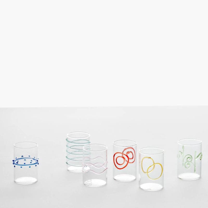 Freshness Set 6 bicchieri multicolore da lavastoviglie Livellara – Casabella Milano