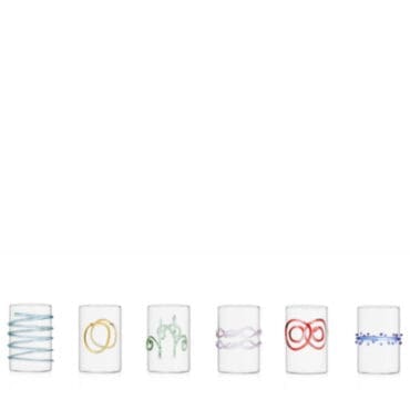 Ichendorf Bicchieri Decò Arlecchino liquore assortiti set 6 pz Longho Design Palermo
